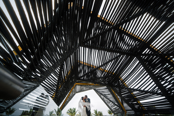 Photograph Vincent Van Den Berg Couple Kiss Under The Gazebo At The Royalton Riviera Cancun on One Eyeland