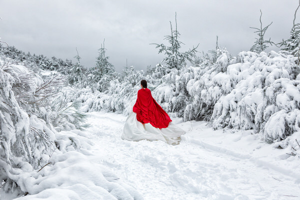 Photograph Adolfo Enriquez Little Red Riding Hood on One Eyeland