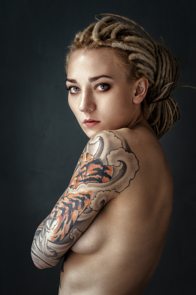 Photograph Sergey Ivanov The Girl With Tattoo 5829 on One Eyeland