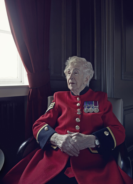 Photograph Charlie Surbey Chelsea Pensioner on One Eyeland