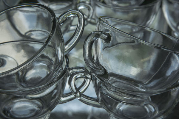 Photograph Steve Edson Glass Tea Cups on One Eyeland