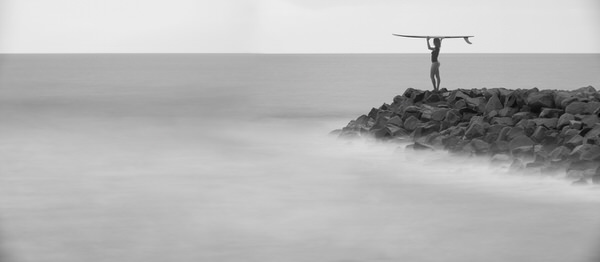 Photograph Weston Fuller Surf Rocks on One Eyeland