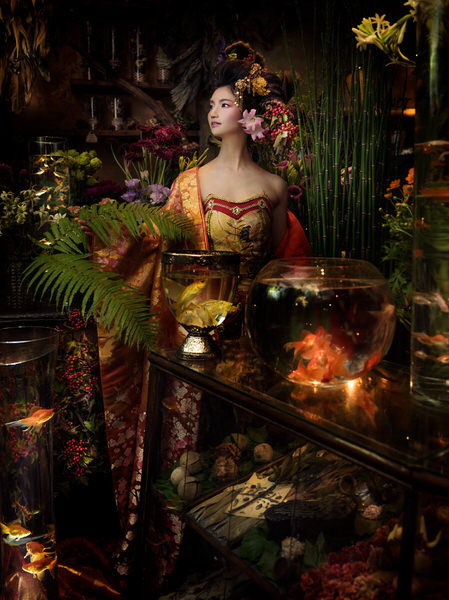 Photograph Haseo Hasegawa Goldfish on One Eyeland