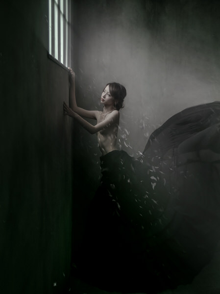 Photograph Haseo Hasegawa Dark on One Eyeland
