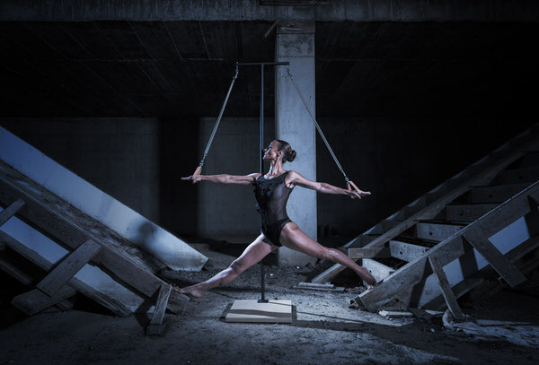 Photograph Ben Welsh Pilates Anywhere on One Eyeland