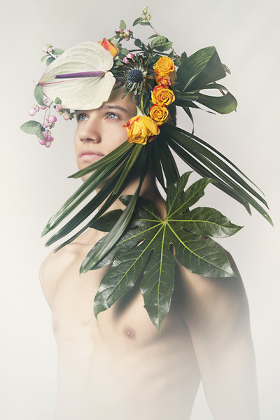 Photograph Carola Kayen Mouthaan Flower Boy on One Eyeland