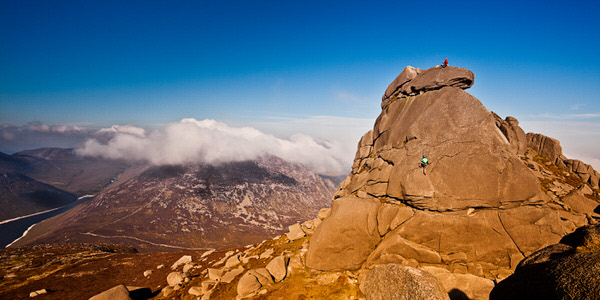 Photograph Rob Durston Climbers In Mournes Northern Ireland  Nitb on One Eyeland