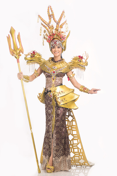 Photograph Hartono Hosea Indonesian Modified National Costume on One Eyeland