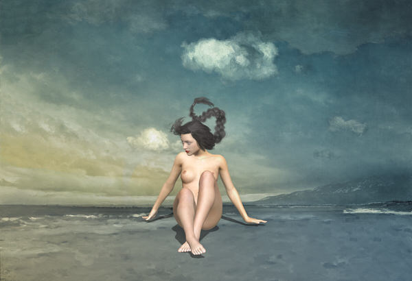 Photograph Patrizia Burra Floating Woman V on One Eyeland