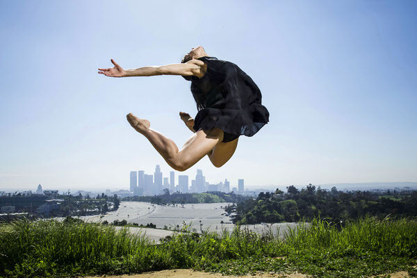 Photograph Eric Politzer Leaping Over Lala Land on One Eyeland