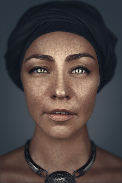 Photograph Grigorii Goriachev Inga Portrait on One Eyeland
