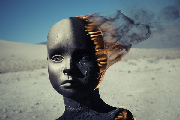 Photograph Marc Lamey In A Death Car We Are Alive on One Eyeland