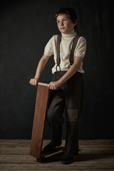 Photograph Mauricio Candela Wooden Scooter on One Eyeland