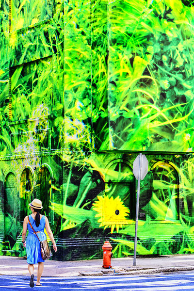 Photograph Mitchell Funk Colorful Street Corner on One Eyeland