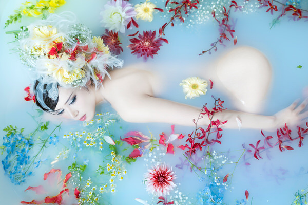 Photograph Haseo Hasegawa Flower Mermaid 4 on One Eyeland