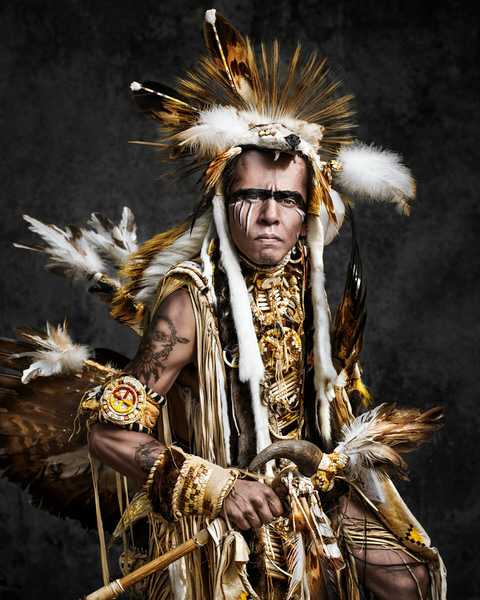 Photograph Elena Paraskeva The Great Native American Tribes on One Eyeland