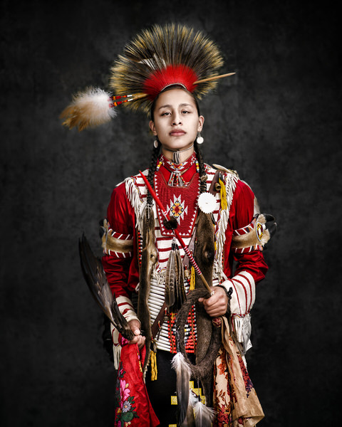 Photograph Elena Paraskeva The Great Native American Tribes on One Eyeland