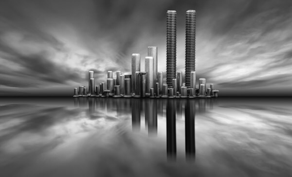 Photograph Antonio Coelho The Twin Towers on One Eyeland