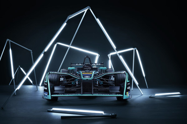 Photograph Nigel Harniman Jaguar Itype 2 Formula E Racing Livery on One Eyeland