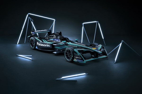 Photograph Nigel Harniman Jaguar Itype 2 Formula E Racing Livery on One Eyeland