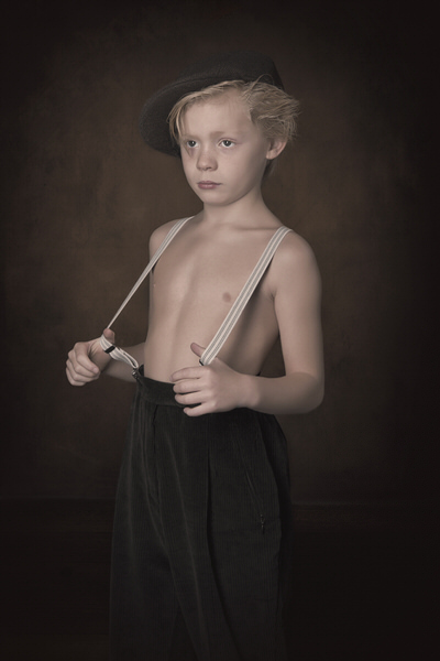 Photograph Carola Kayen Mouthaan Old Fashion Boy on One Eyeland