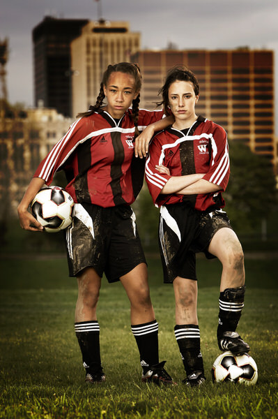 Photograph Scott Bell Soccer on One Eyeland