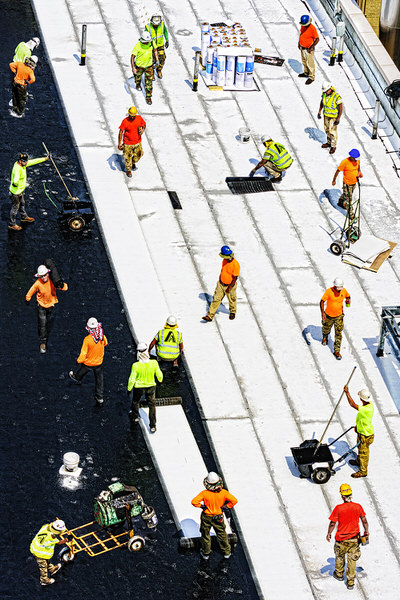 Photograph Mitchell Funk Roofers 1 on One Eyeland