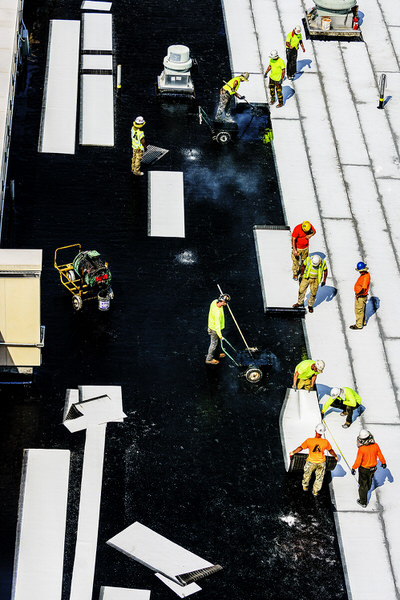 Photograph Mitchell Funk Roofers 4 on One Eyeland