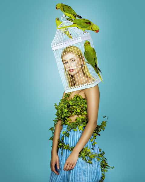Photograph Elena Paraskeva Who Is The Caged One Now on One Eyeland