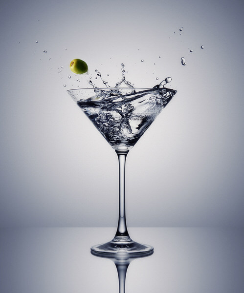 Photograph Charlie Surbey Martini Splash on One Eyeland