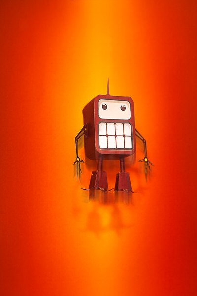 Photograph Hamish Trounson Robot No5 on One Eyeland