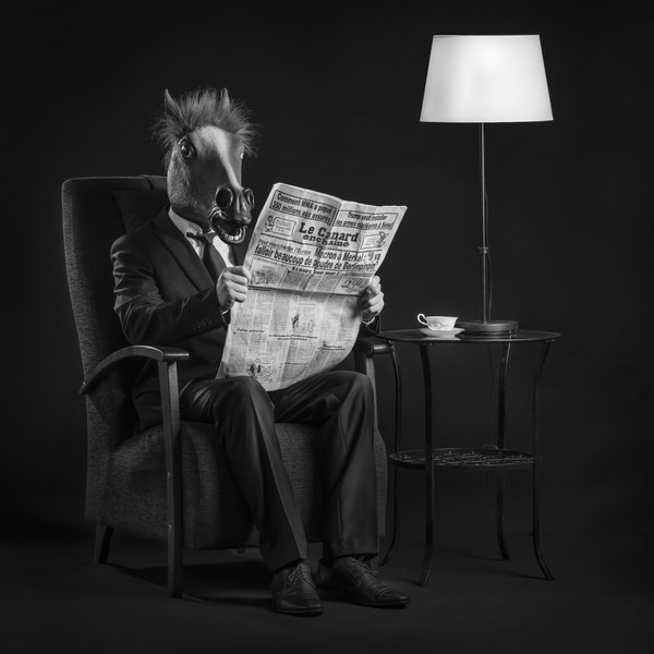 Photograph Marc Sabat Newspaper Time on One Eyeland