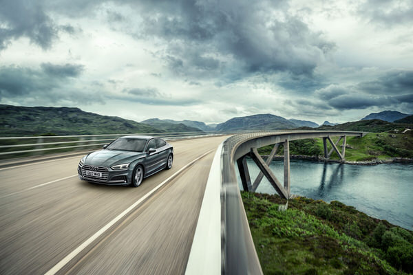 Photograph Nick Hall Audi Kylesku Bridge on One Eyeland