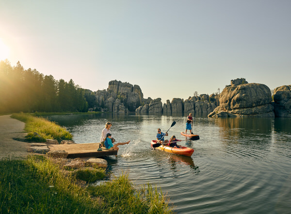 Photograph Kevin Steele South Dakota Black Hills Lake on One Eyeland