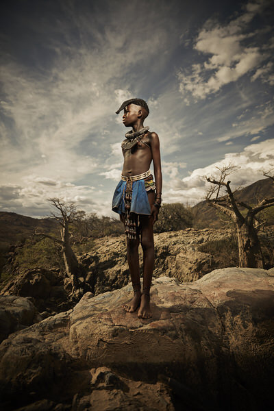 Photograph Chris Gordaneer Himba 4 on One Eyeland
