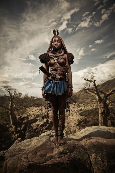 Photograph Chris Gordaneer Himba 5 on One Eyeland