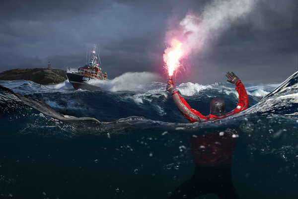 Photograph Jacob Muller Snsm Rescue on One Eyeland