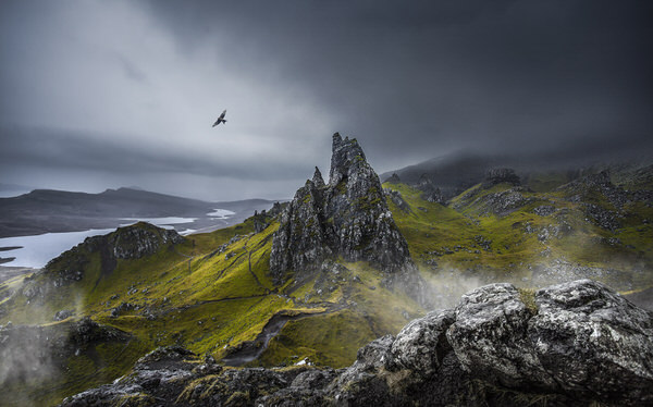Photograph Sean Condon Storm On The Storr on One Eyeland