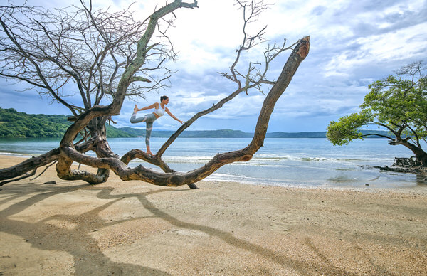 Photograph Kevin Steele Papagayo Yoga on One Eyeland
