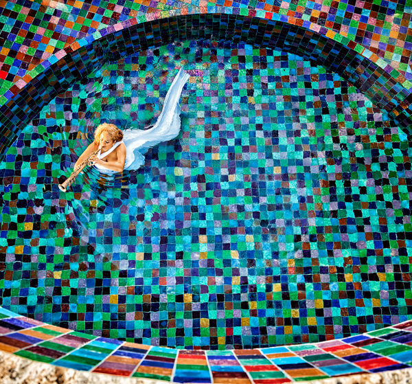 Photograph Kevin Steele Sax In The Pool on One Eyeland