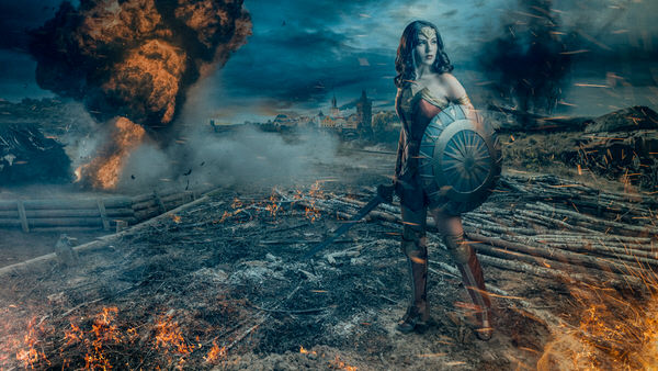 Photograph Antti Karppinen Wonder Woman on One Eyeland