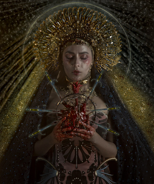 Photograph Lorena Cordero The Virgin Of Sorrows on One Eyeland