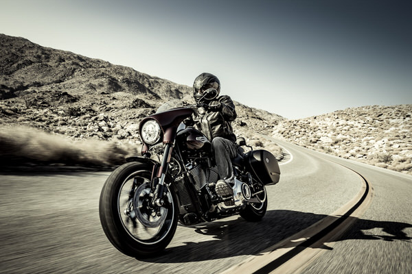 Photograph Andy Mahr Harley Davidson on One Eyeland