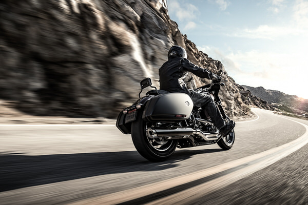 Photograph Andy Mahr Harley Davidson on One Eyeland