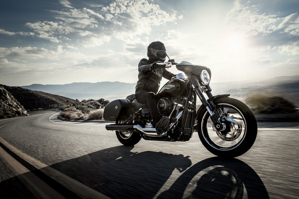 Photograph Andy Mahr Harley Davidson on One Eyeland