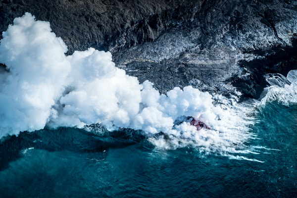 Photograph Andy Mahr Lava Ocean on One Eyeland