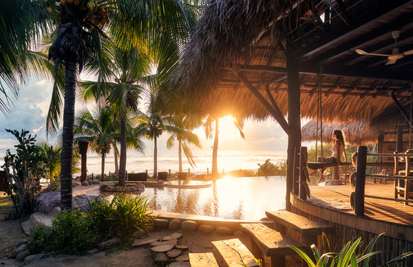 Photograph Kevin Steele Casa Viva Sunset on One Eyeland