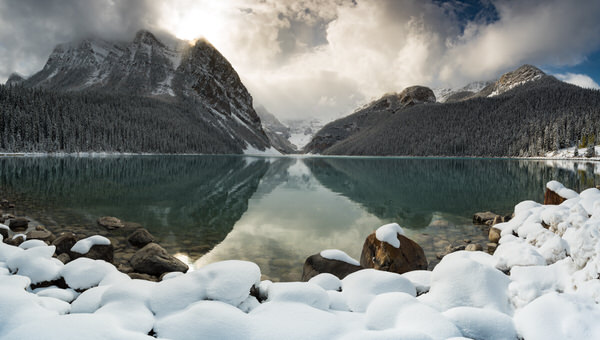 Photograph Antonio Aliaga Ibarra Lake Louise on One Eyeland