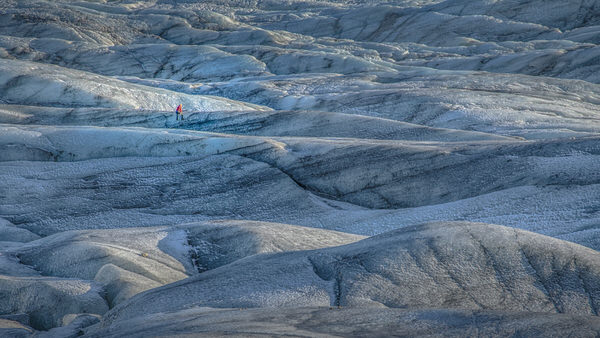 Photograph Peter Svoboda On The Glacier on One Eyeland