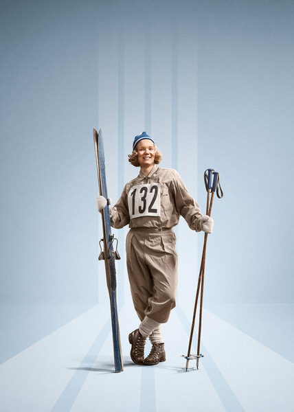 Photograph Onni Wiljami Kinnunen Cross Country Skiing on One Eyeland